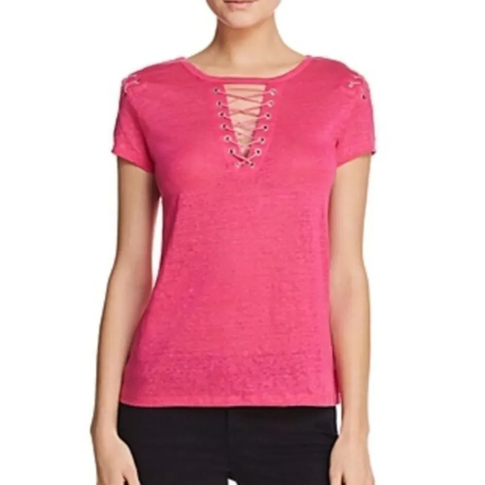 NWOT Generation Love hugo lace up tee